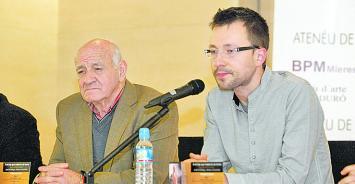 Por la izquierda, Manuel Garc�a Valle y Jorge Mu�iz. [Foto: Fernando Geijo]