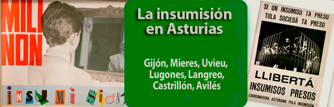 La insumisión en Asturias. Enero 2016