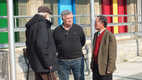 De izquierda a derecha: Francisco Prado Alberdi, Severino Arias y Jos� Antonio Garc�a Casal �Pity� [Foto: Alejandro Caballero]