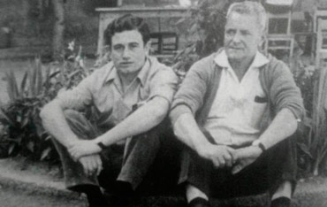 Juan Muñiz y Horacio
Fernández Inguanzo, 'el Paisanu', con quien estuvo encarcelado. Juan Muñiz y Horacio Fernández Inguanzo, 'el Paisanu', con quien estuvo encarcelado.