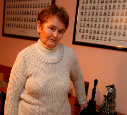 Genita Torre Patallo, en su casa de Gij�n. [Foto: �ngel Gonz�lez]